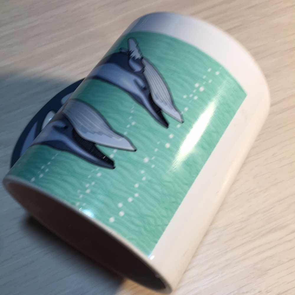 1992 Vintage Whale Tail Handle Coffee Mug - Picture 8 of 13